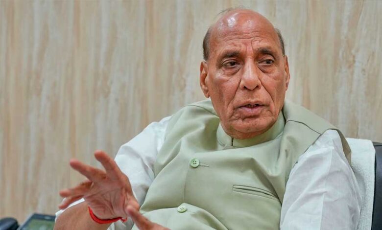 रक्षा मंत्री राजनाथ सिंह का बड़ा दावा, 3 लाख करोड़ के रक्षा उत्पादन और ₹50,000 करोड़ निर्यात का लक्ष्य समय से पहले होगा पूरा रक्षा-मंत्री-राजनाथ-सिंह-का-बड़ा-दावा,-3-लाख-करोड़-के-रक्षा-उत्पादन-और-₹50,000-करोड़-निर्यात-का-लक्ष्य-समय-से-पहले-होगा-पूरा